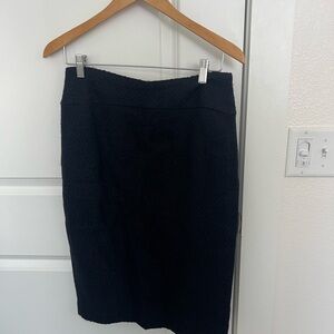 Anthropologie Moulinette Soeurs Navy Pencil Skirt